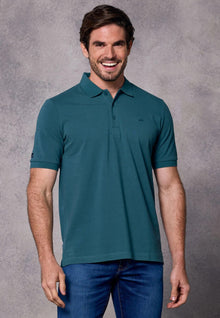 Rivet & Denim Mountain Polo Shirt - Aqua