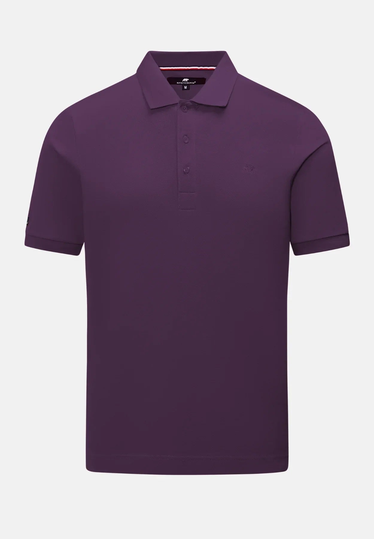 Rivet & Denim Mountain Polo Shirt - Purple