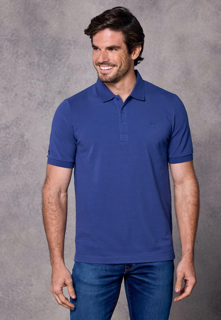 Rivet & Denim Mountain Polo Shirt - Steel