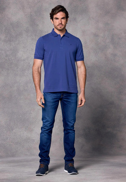 Rivet & Denim Mountain Polo Shirt - Steel