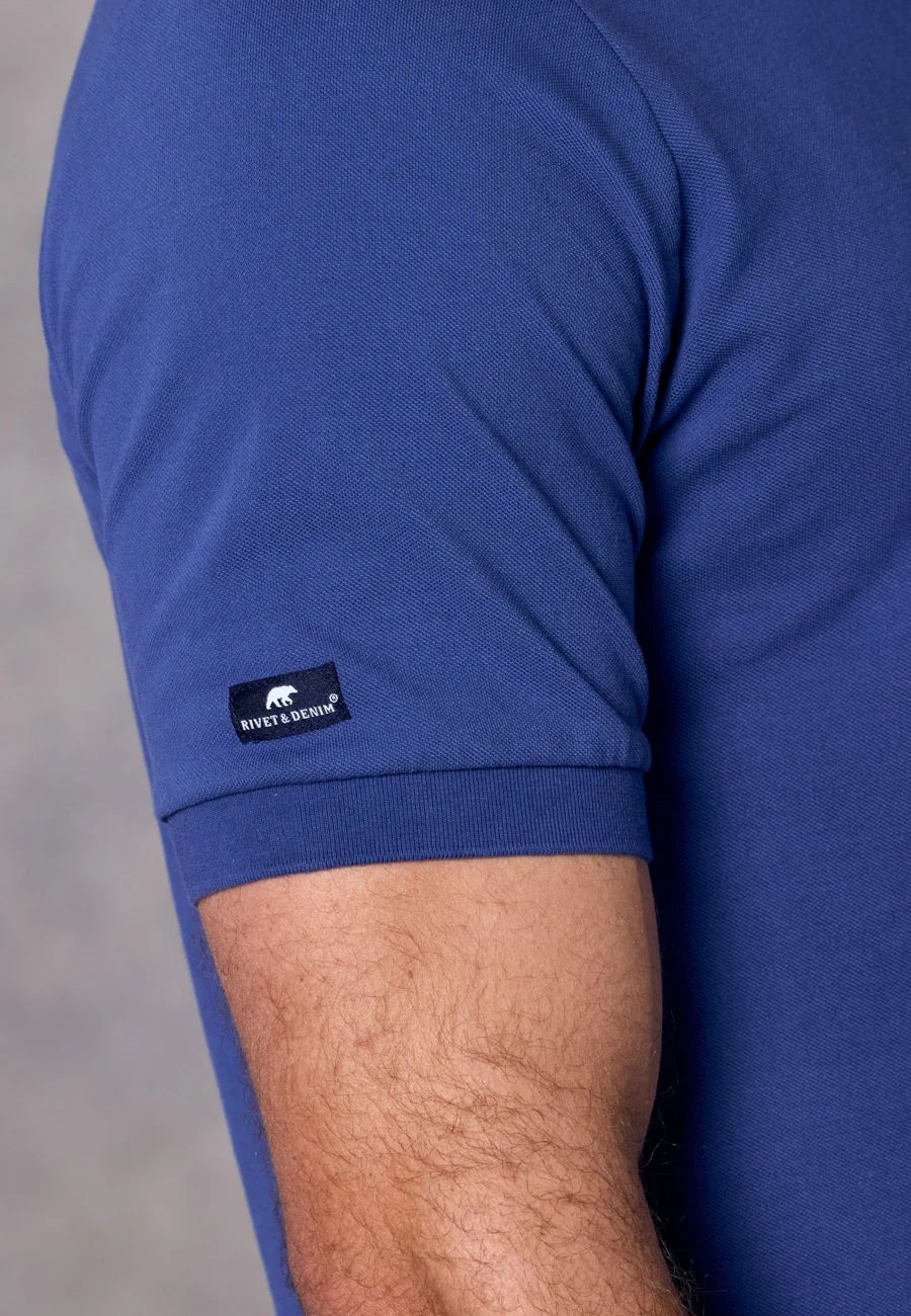 Rivet & Denim Mountain Polo Shirt - Steel