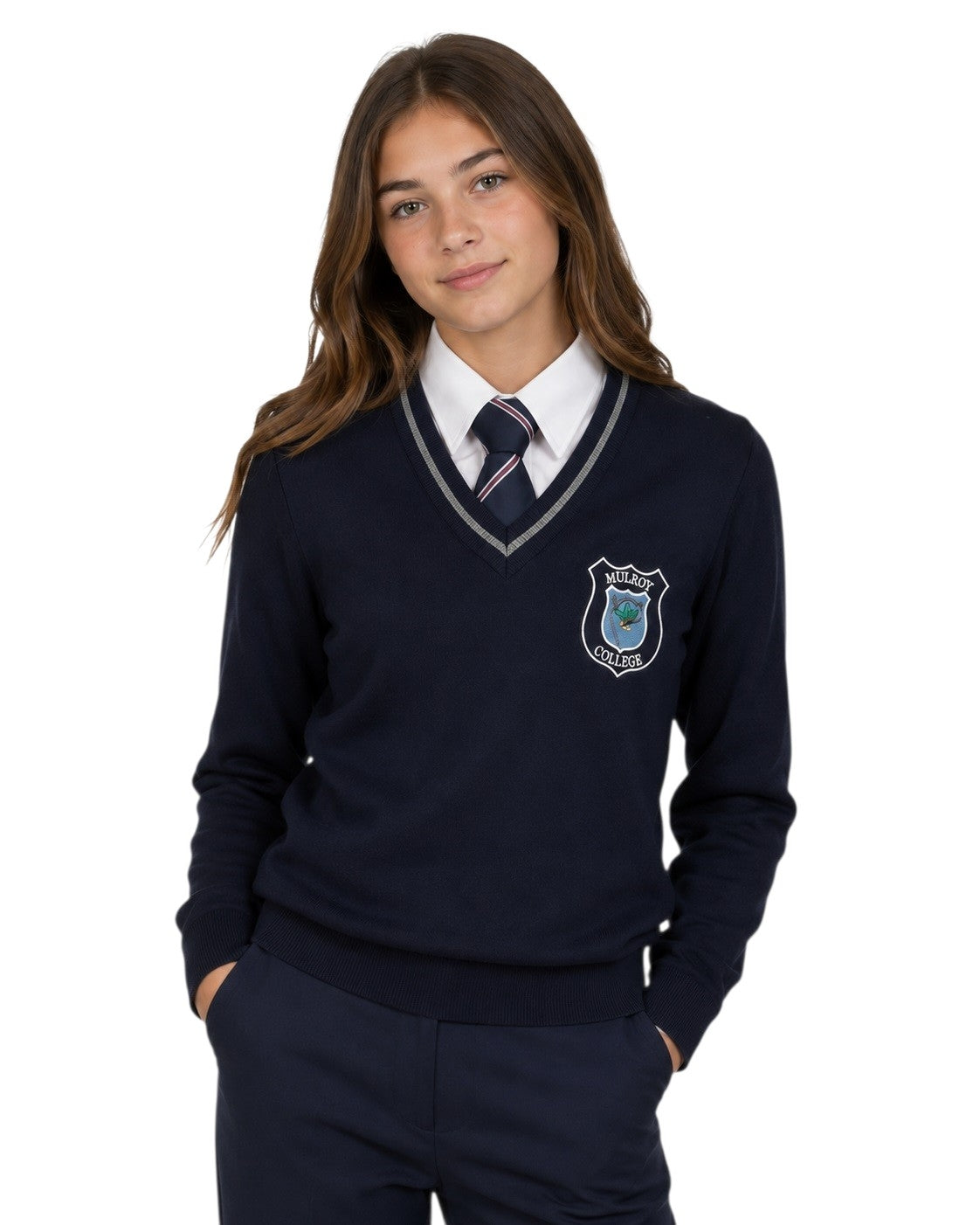 Mulroy College Unisex School Jumper - Navy