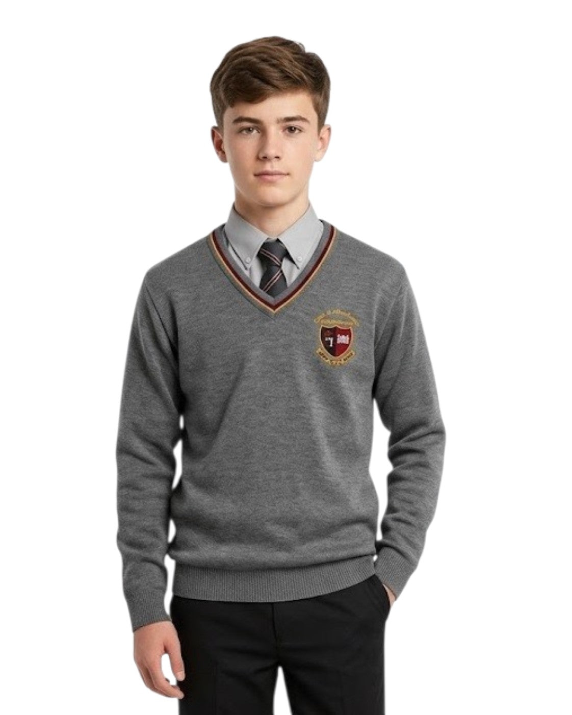 St. Eunan's College School Jumper - Grey