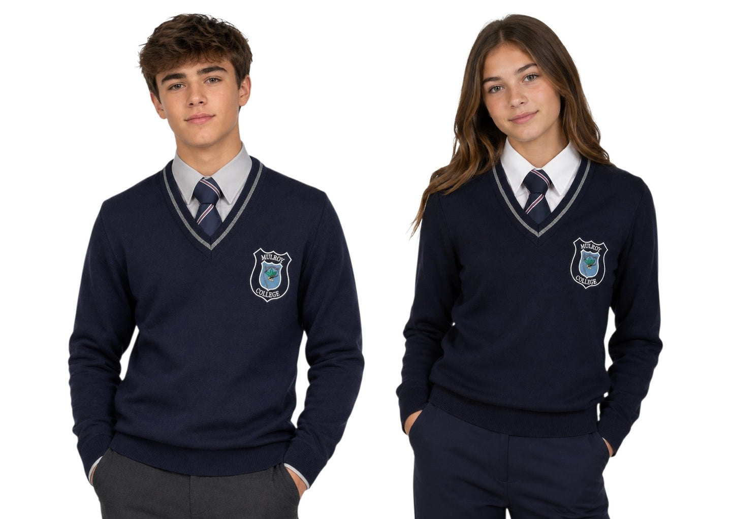 Mulroy College Unisex School Jumper - Navy