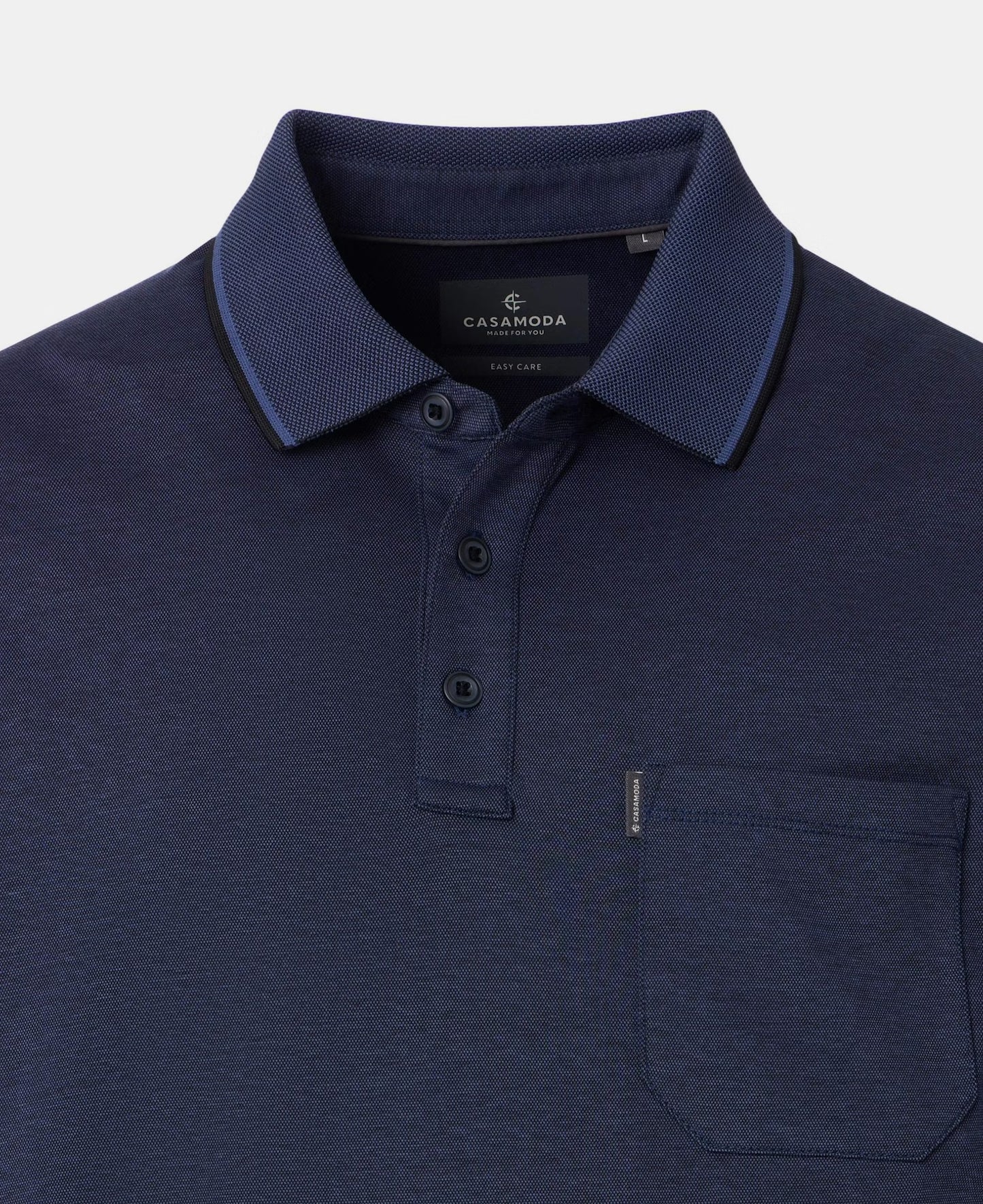 Casa Moda Short Sleeve Polo Shirt 116 - Navy