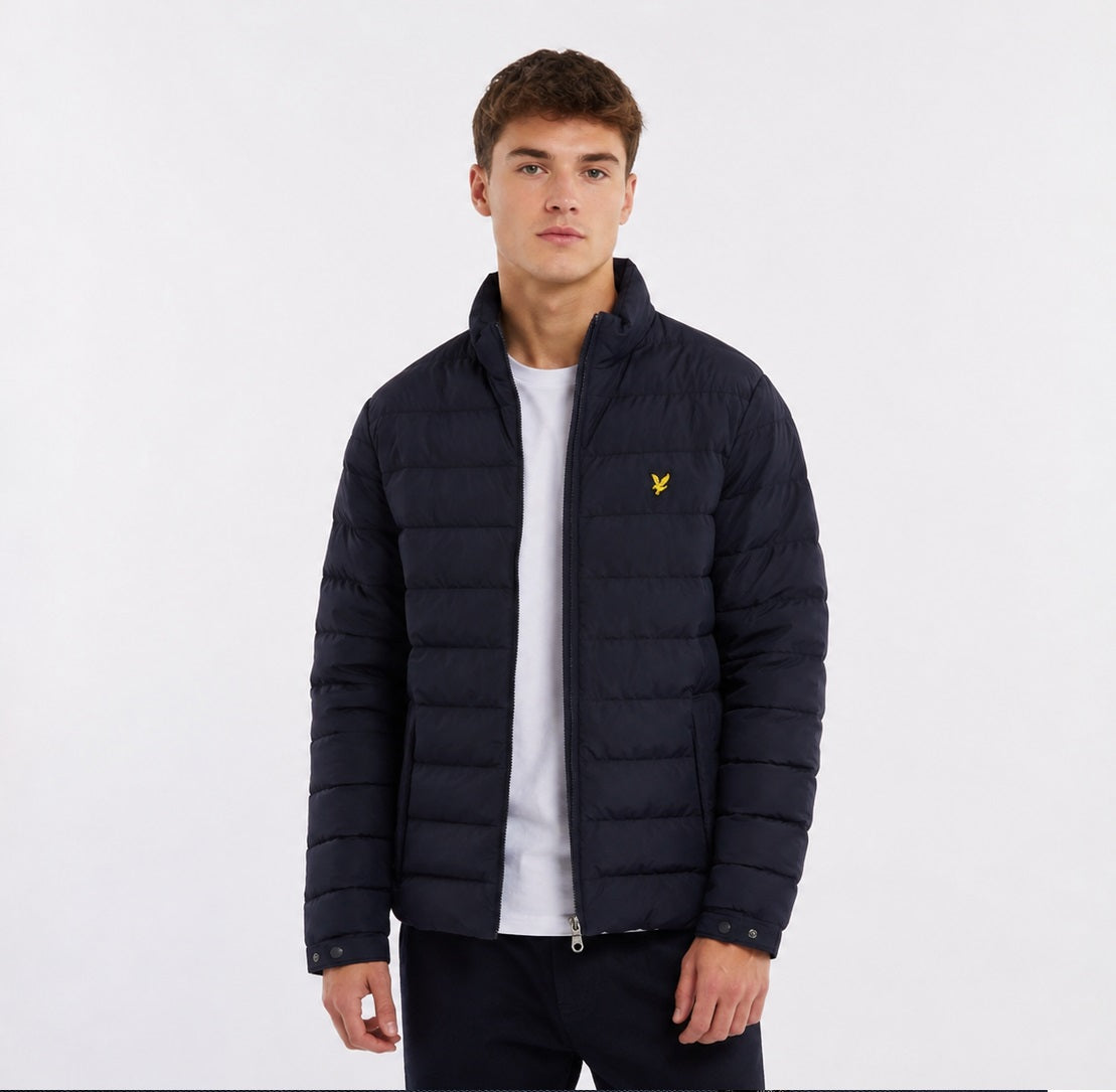 Lyle & Scott Puffer Quilted Jacket - Dark Navy
