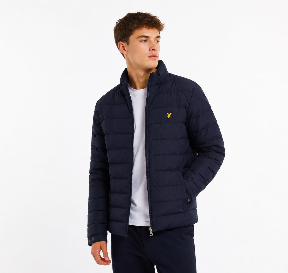 Lyle & Scott Puffer Quilted Jacket - Dark Navy