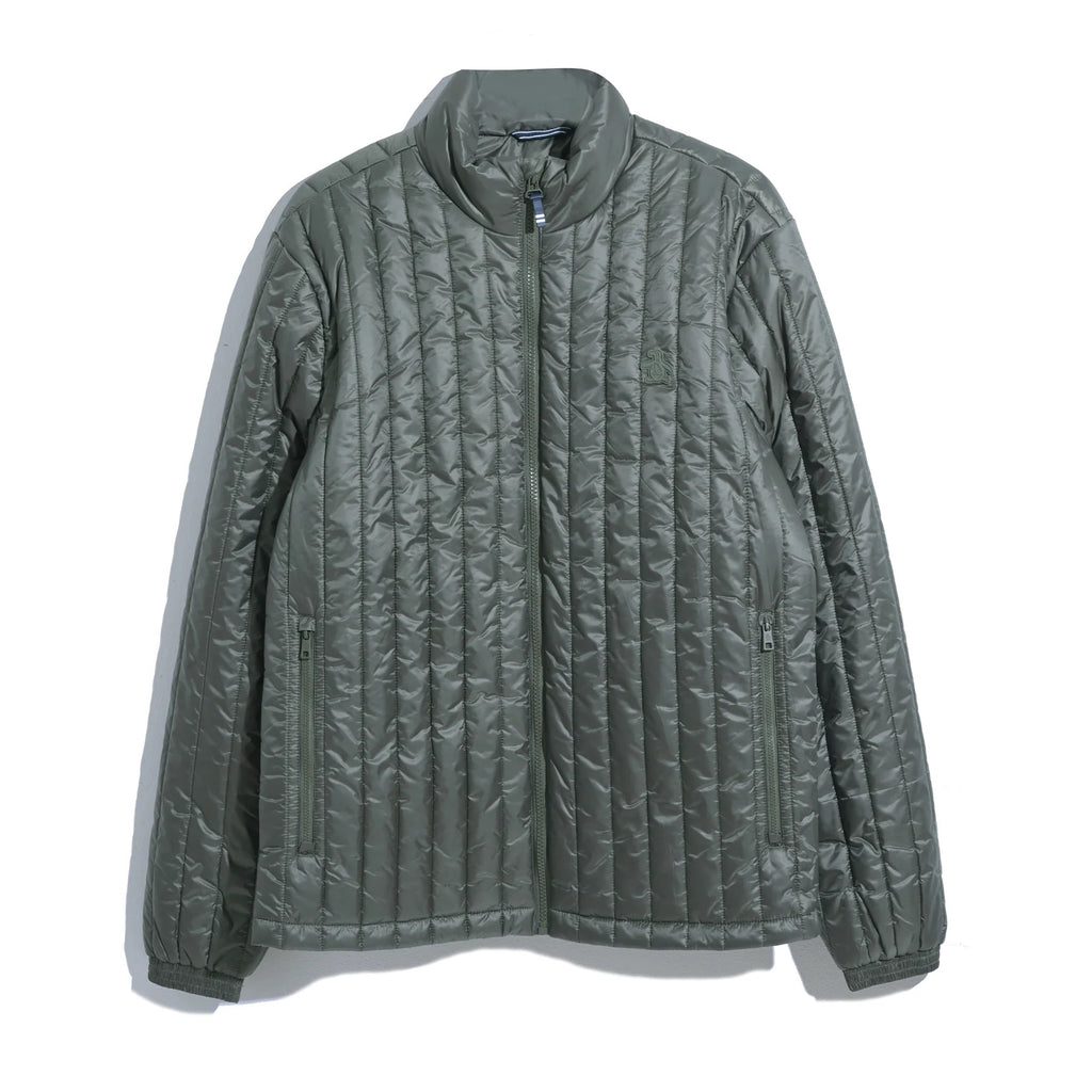 Original Penguin Recycled Polyester Quilted Jacket - Dusty Olive