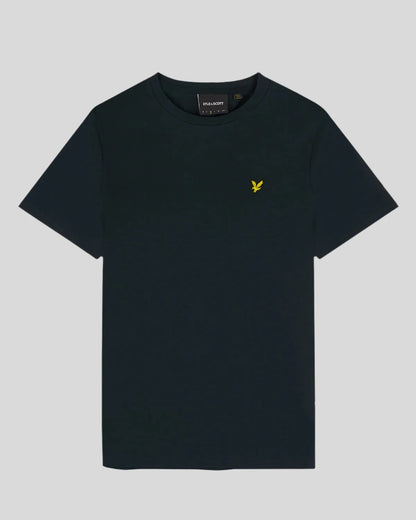 Lyle & Scott Cotton Crew Neck Plain T-Shirt - Dark Navy
