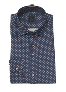 Andre Nevada Long Sleeve Casual Shirt - Burgundy