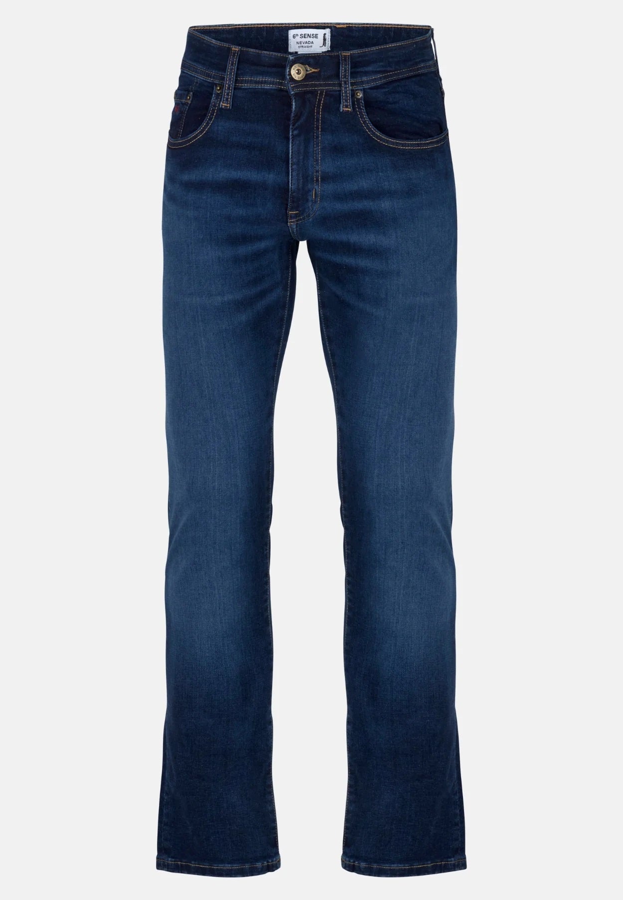 6th Sense Nevada Stretch Straight Cut Jeans - French Navy