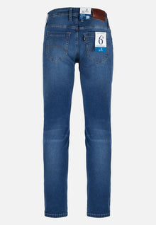 6th Sense Nevada Stretch Straight Cut Jeans - Light Wash