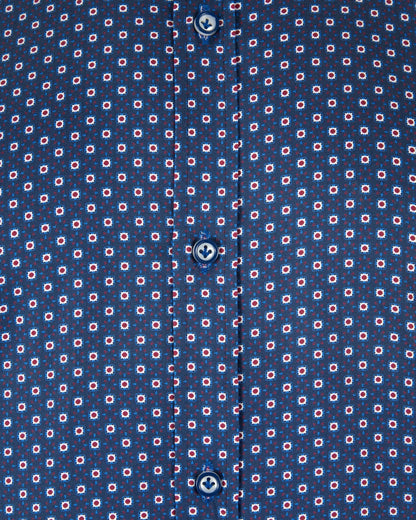 Andre Nevada Long Sleeve Casual Shirt - Burgundy