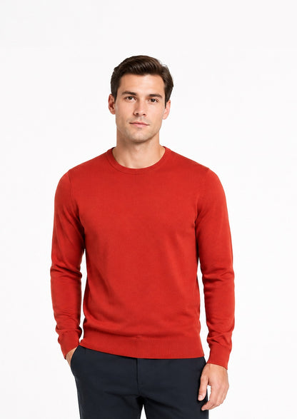Original Penguin Crew Neck Sweater - Rooibos Tea