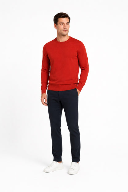 Original Penguin Crew Neck Sweater - Rooibos Tea