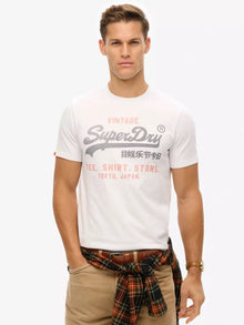 Superdry Vintage Logo Heritage Relaxed T-Shirt - Optic