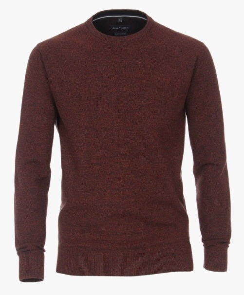 Casa Moda Crew Neck Pullover 484 - Orange