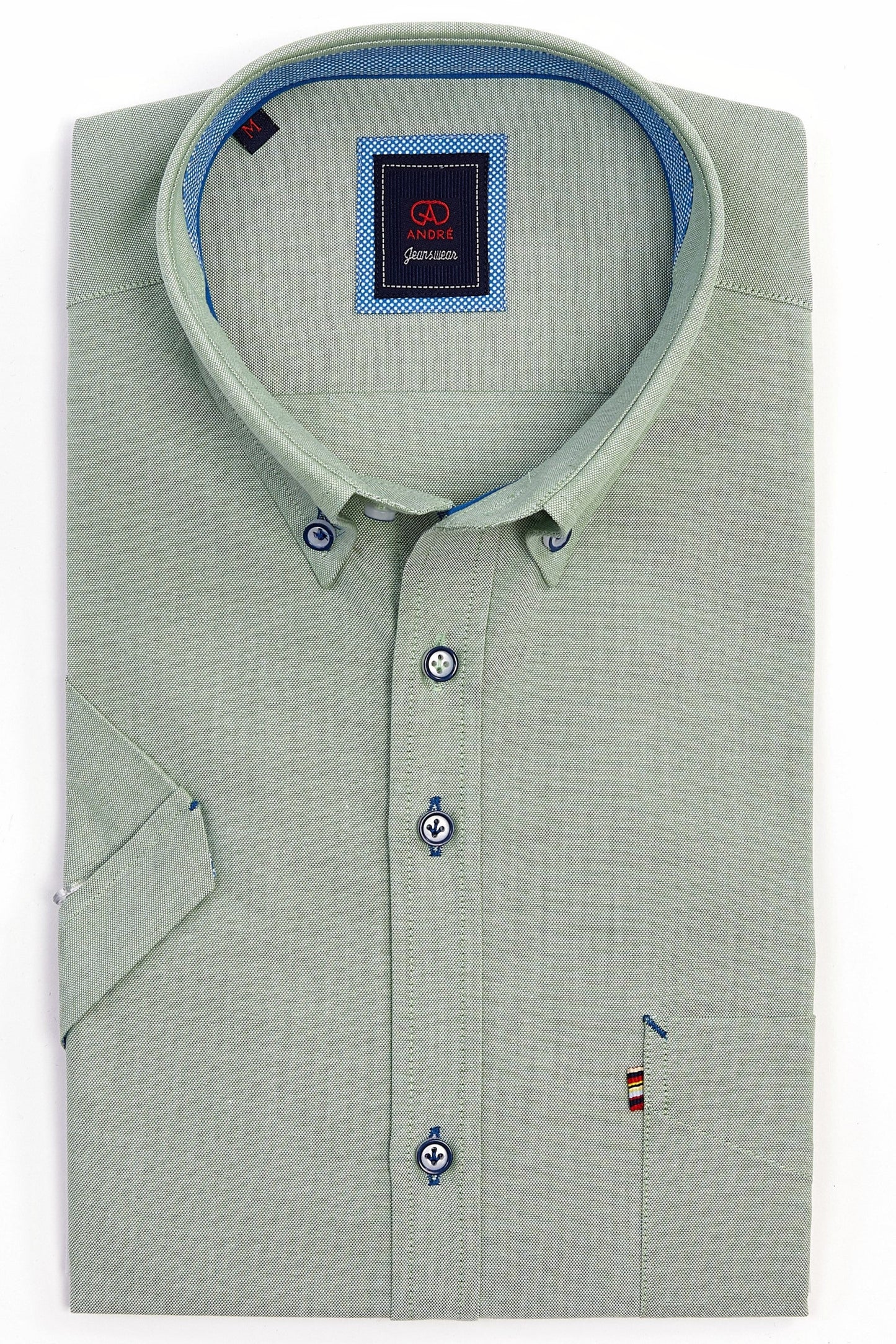 Andre Oslo Short Sleeve Shirt - Sage