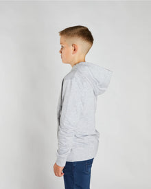 Boys Diesel Otis Pull Over Hoodie - Grey Melange