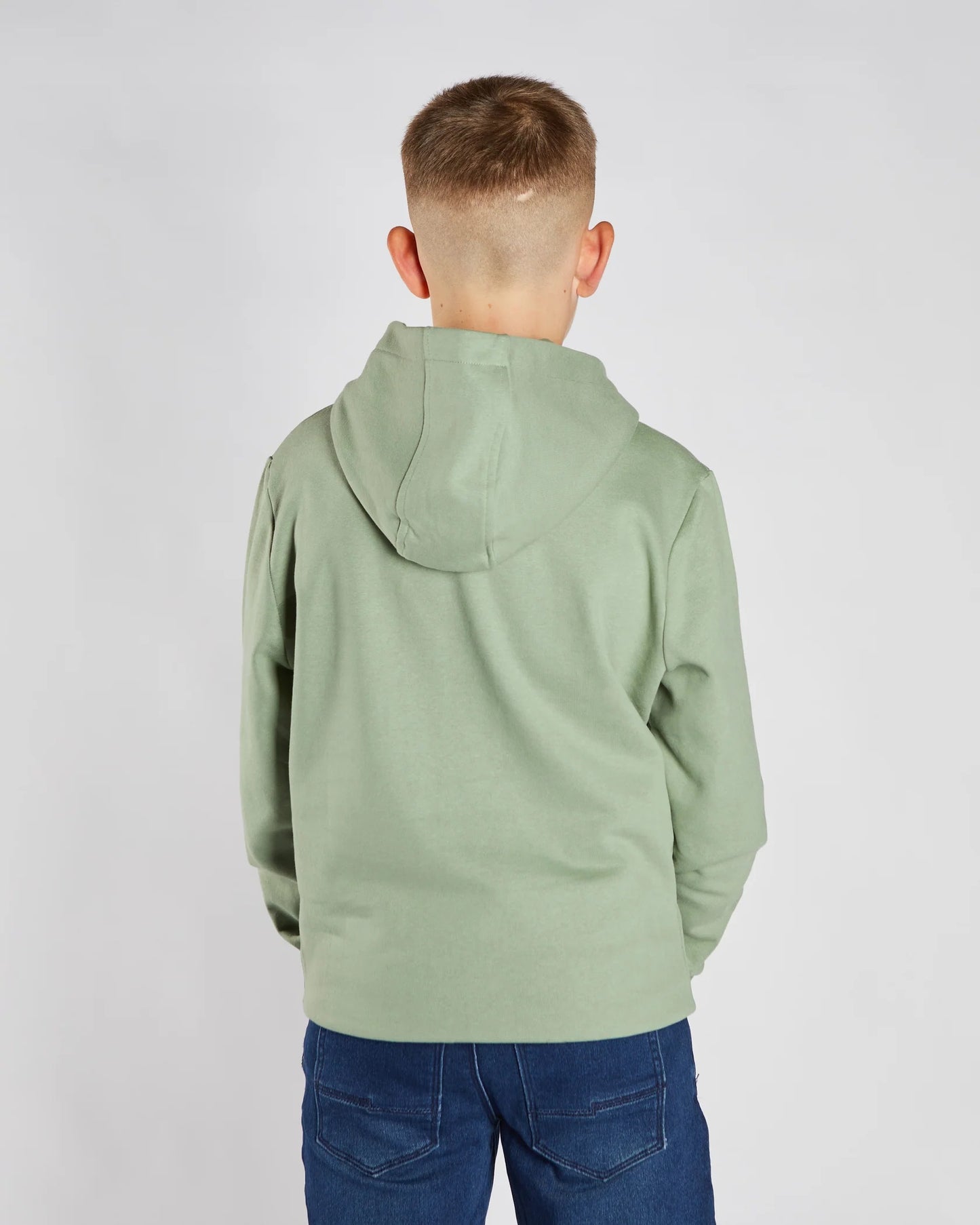 Boys Diesel Otis Pull Over Hoodie - Sage