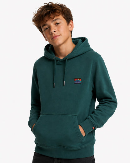 Superdry Unisex Great Outdoors Embroidered Relax Hoodie - Dark Forest Green