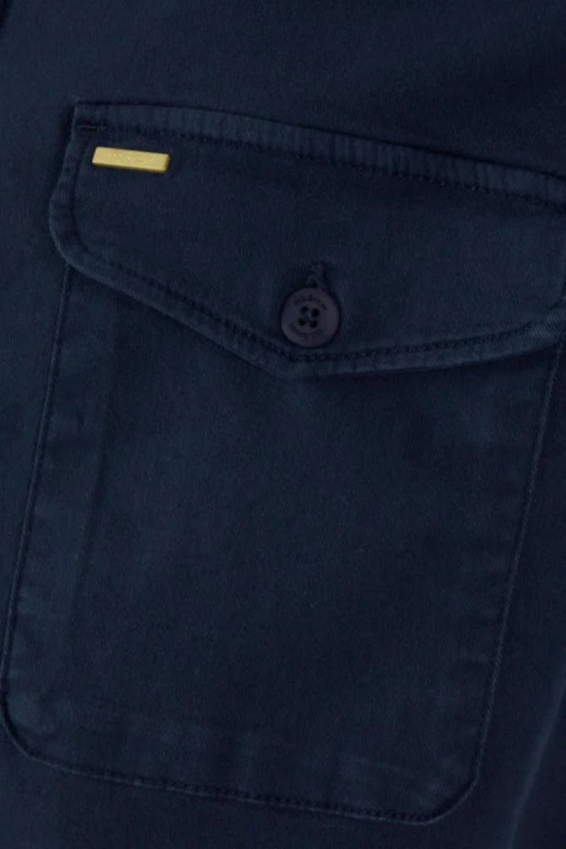 6th Sense Twill Over Shirt - Navy