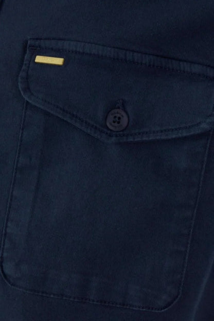 6th Sense Twill Over Shirt - Navy