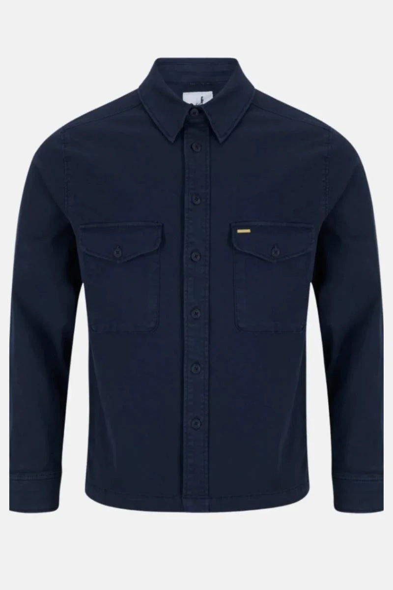 6th Sense Twill Over Shirt - Navy