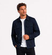 Dario Beltran Casual Overshirt - Navy