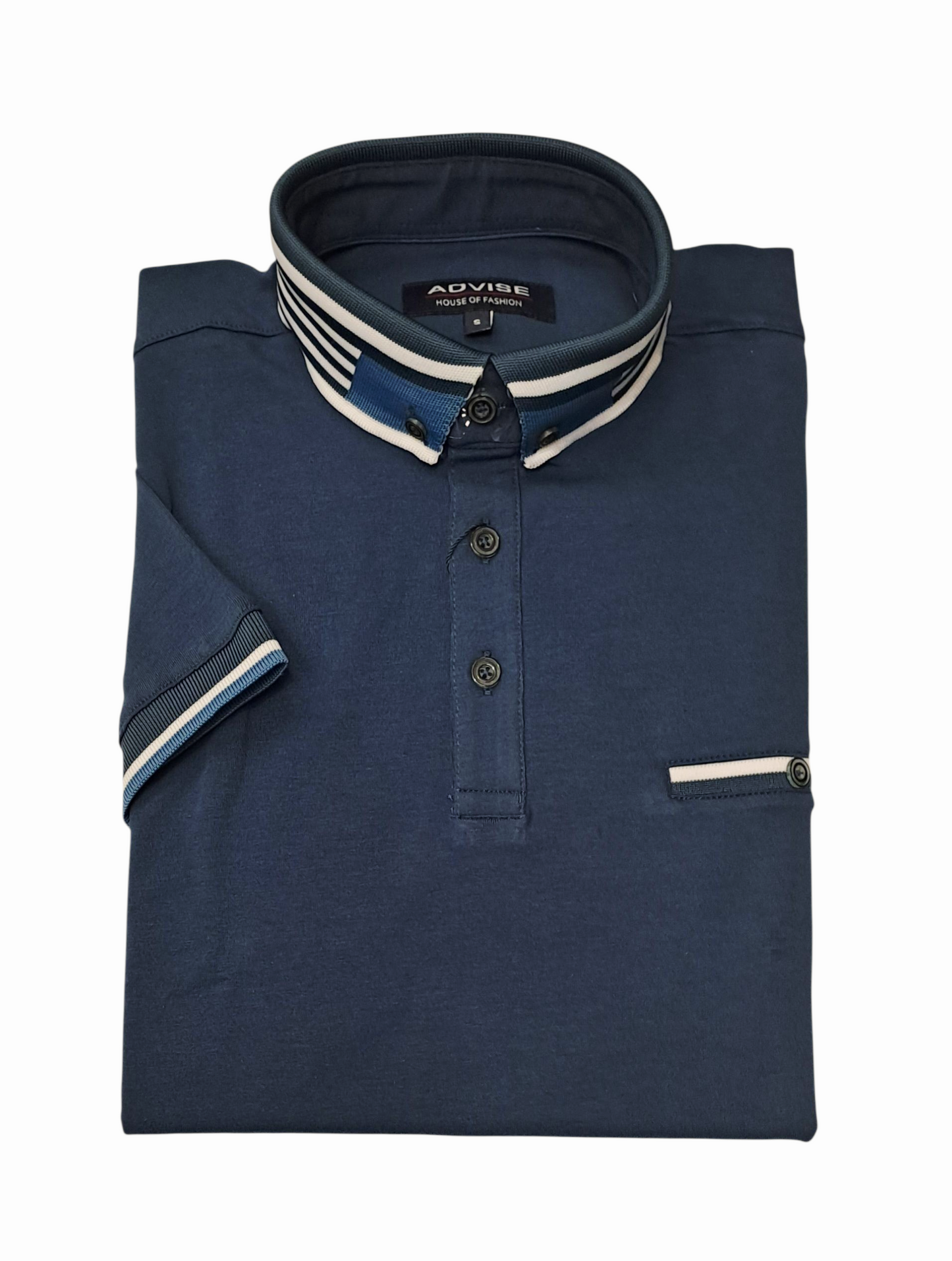 Advise Short Sleeve Polo Shirt 304 - Marine