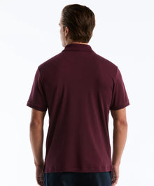 Original Penguin Jacquard Front Fairisle Polo Shirt - Port Royale