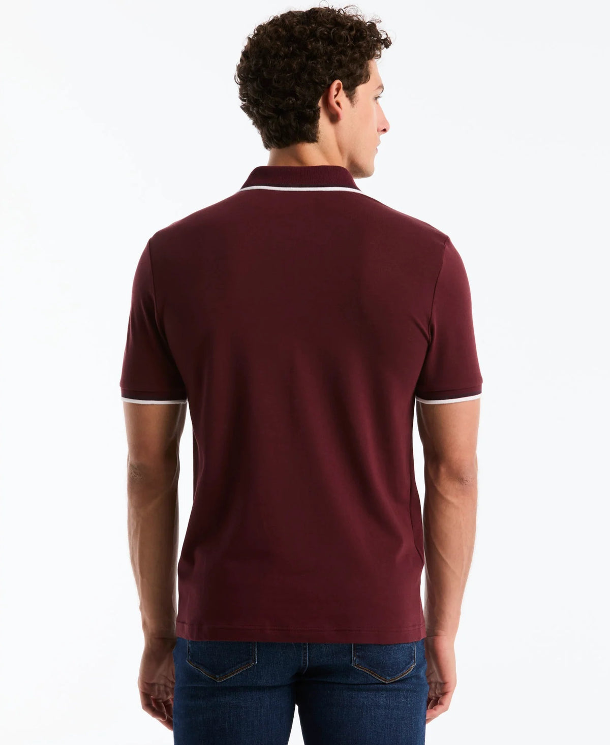Original Penguin Tipped Pique Polo Shirt - Port Royale