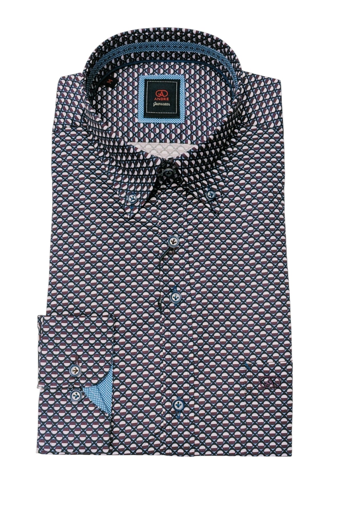 Andre Murphy Long Sleeve Casual Shirt - Purple