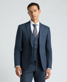 Remus Uomo Pablo J 3 Piece Tapered Fit Suit - Blue