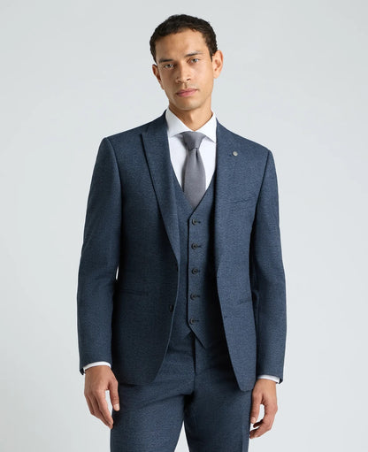 Remus Uomo Pablo J 3 Piece Tapered Fit Suit - Blue
