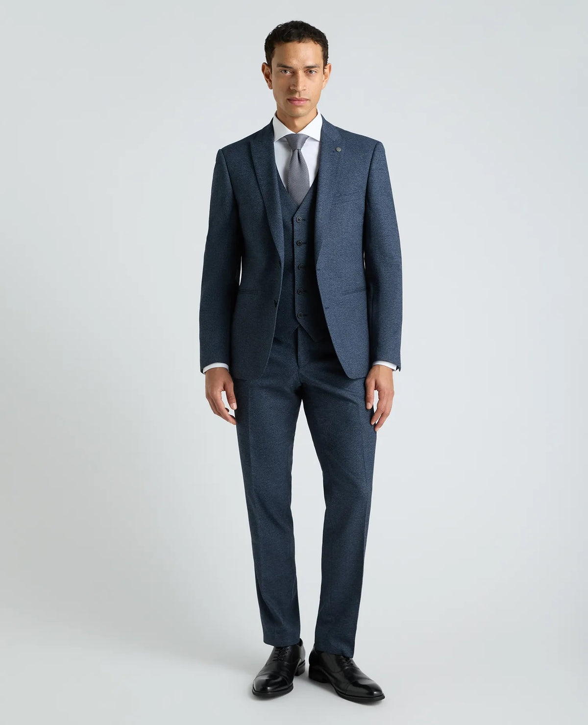 Remus Uomo Pablo J 3 Piece Tapered Fit Suit - Blue