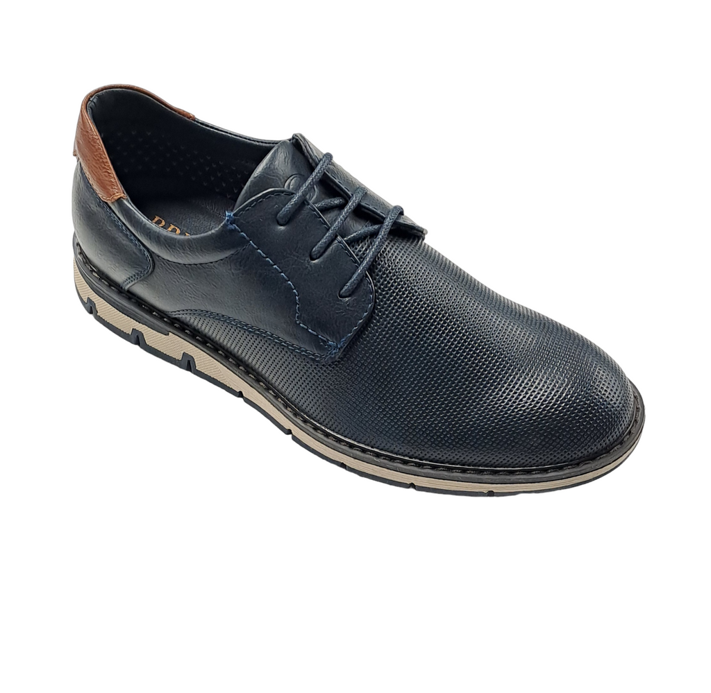 Pope Mens Orewa Laced Shoe - French Blue