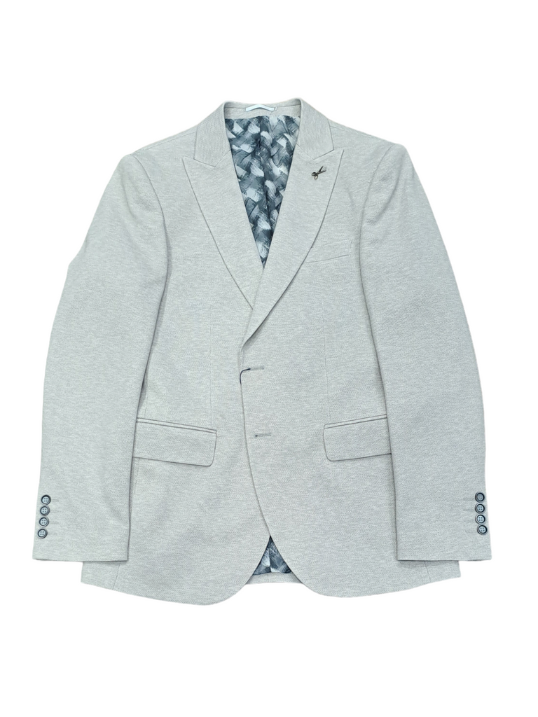 Icon For Men Slim Fit Blazer - Light Grey