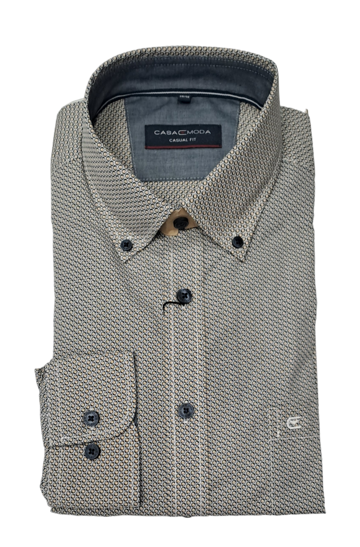Casa Moda Casual Fit Long Sleeve Shirt 500 - Yellow