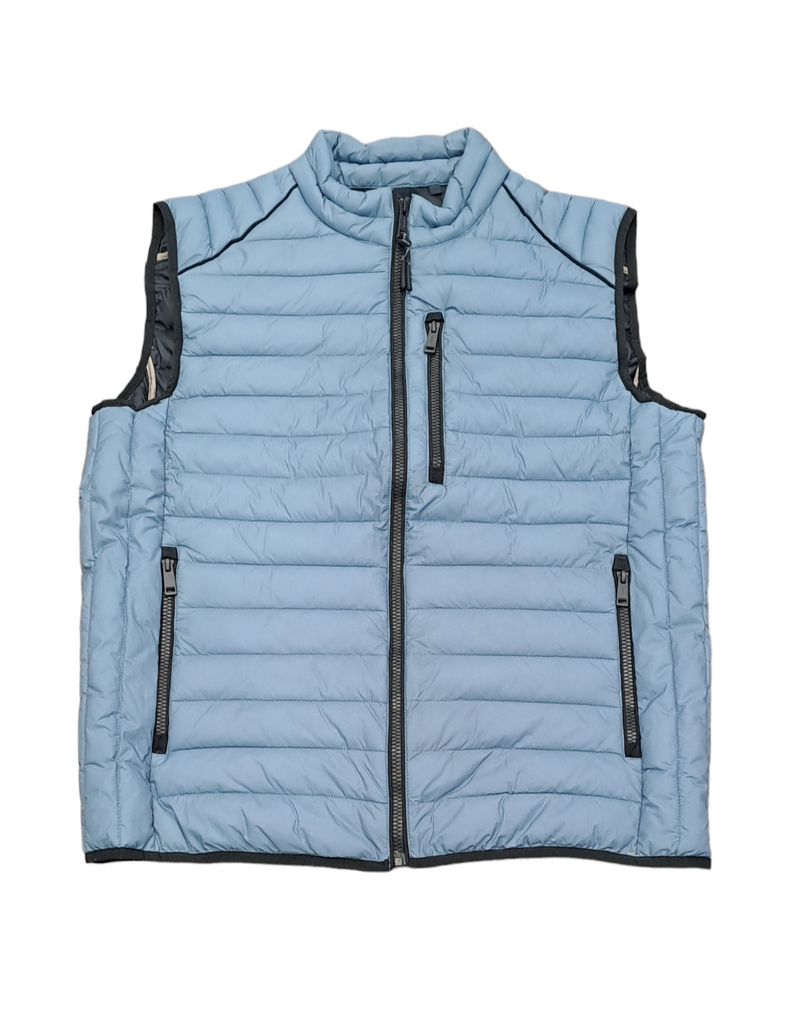 Casa Moda Quilted Gilet - Light Blue