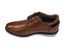Boys Ninety 78 Laced Smart Casual Shoe - Tan