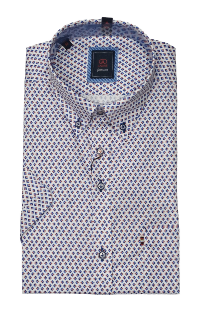 Andre Grafton Short Sleeve Shirt - Mango