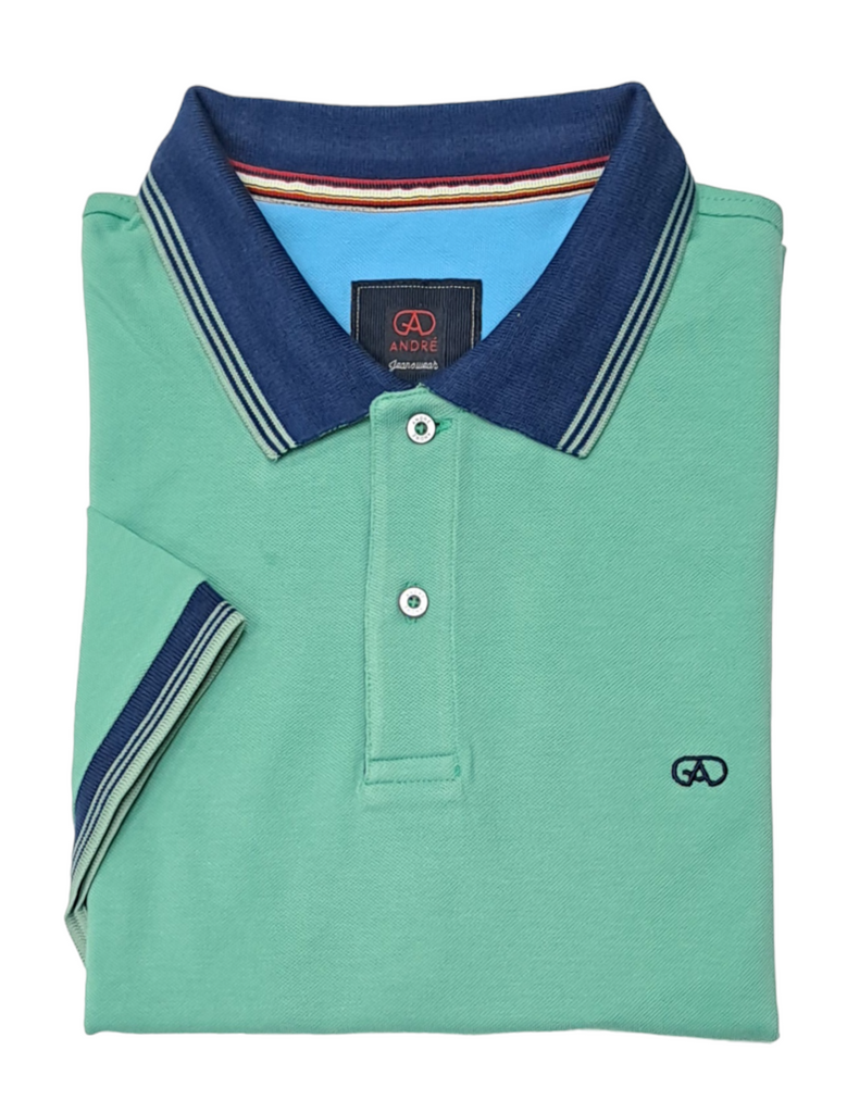 Andre Blarney Short Sleeve Polo Shirt - Apple