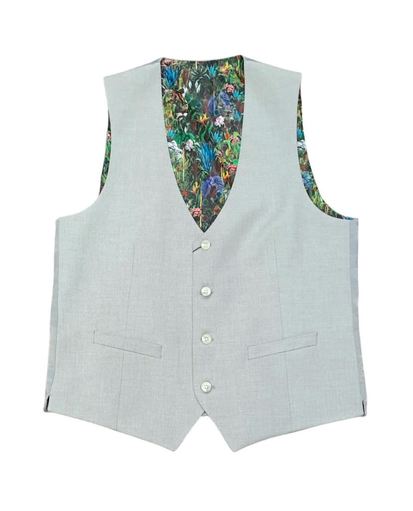 White Label Tapered Waistcoat - Stone