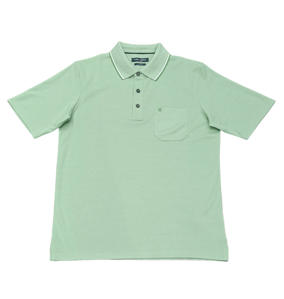 Casa Moda Short Sleeve Polo Shirt 326 - Green