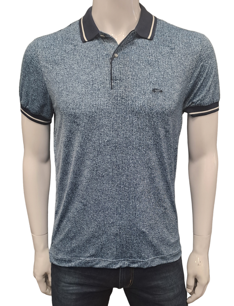 Dario Beltran Short Sleeve Polo - Navy/Blue