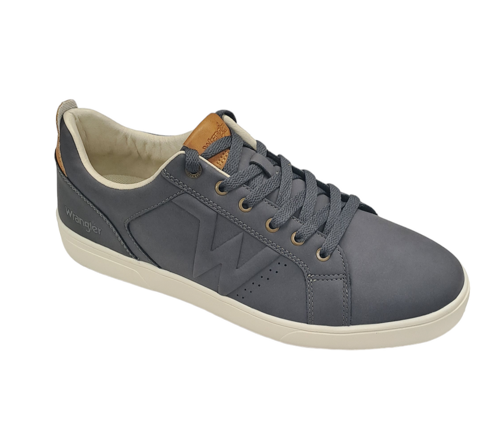 Wrangler Reno Men Low Casual Trainer - Dark Denim