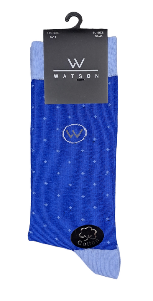 Tom Penn Cotton Socks - Blue