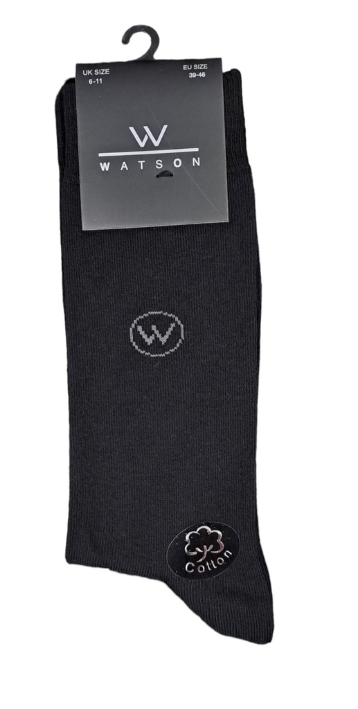 Tom Penn Cotton Socks - Black