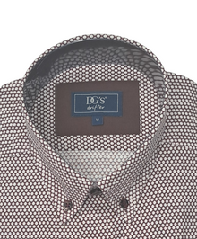 Daniel Grahame Long Sleeve Casual Shirt - Dark Red